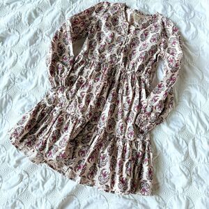 Crewcuts Pink Paisley Cotton Poplin Dress Girls 10